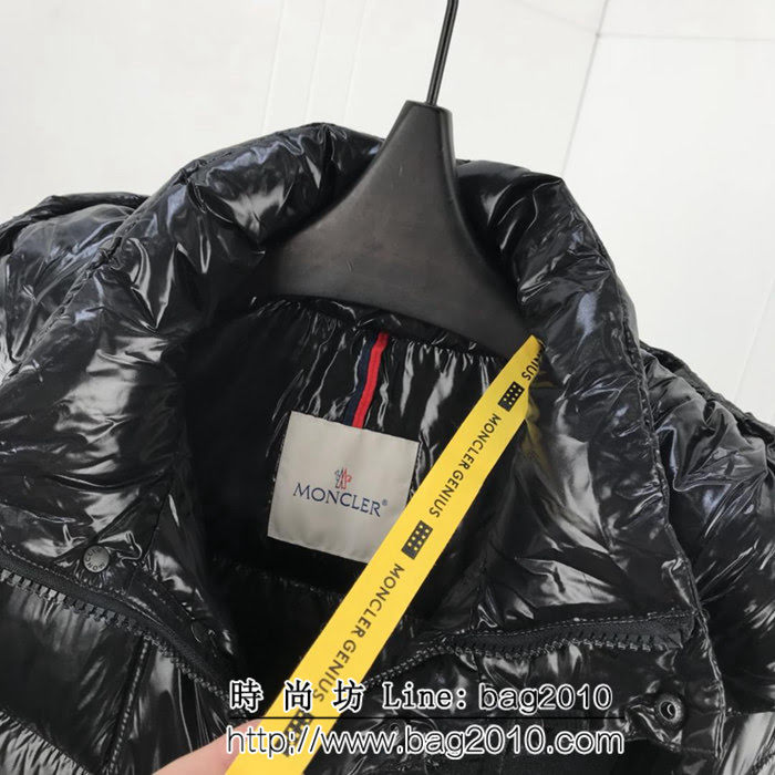MONCLER蒙口X Fragment聯名款 連帽魔術貼LOGO 男款羽絨服 ydi2208